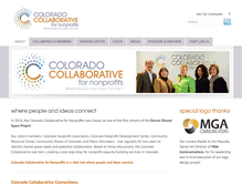 Tablet Screenshot of coloradocollaborative.org